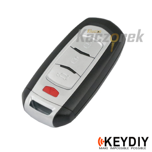 Keydiy 682 - ZB45-4 (Silver) - klucz surowy - pilot